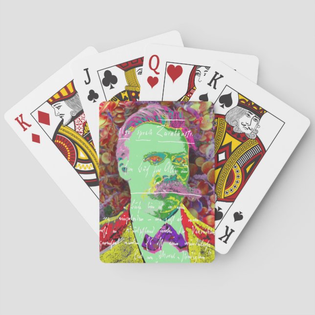 Jeu De Cartes Philosophe allemand de Friedrich Nietzche (dos)