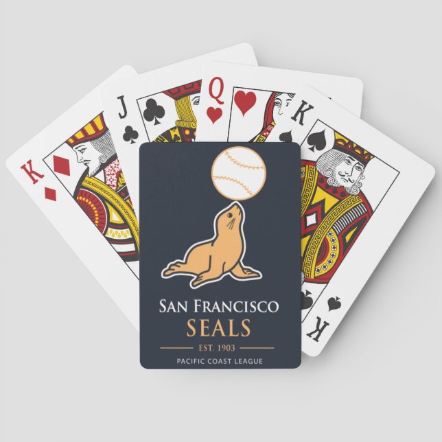 Jeu De Cartes Phoques de San Francisco Jouer des cartes (dos)