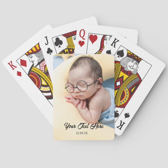 Jeu De Cartes Photo complète - Cartes de lecture verticales pers (dos)