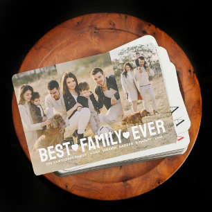 Jeu De Cartes Photo complète personnalisée Meilleure famille Jam