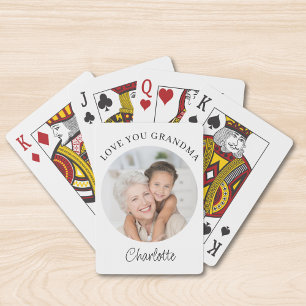 Jeu De Cartes Photo d'amour pour grand-mère