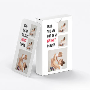 Jeu De Cartes Photo de collection moderne & Joyeux cadeau de la 