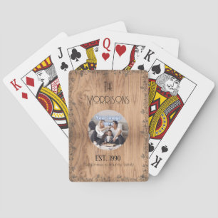 Jeu De Cartes Photo de famille et nom Votre Citation Drôle R