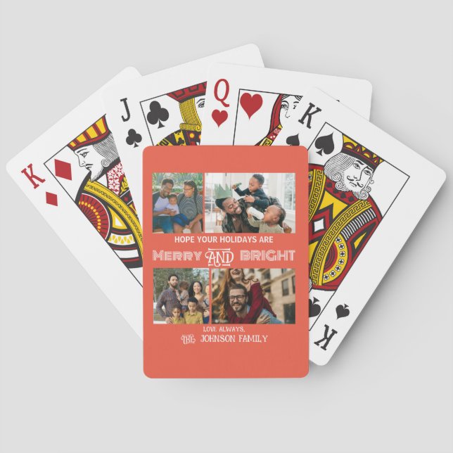 Jeu De Cartes Photo de famille moderne et branchée Merry et Brig (dos)