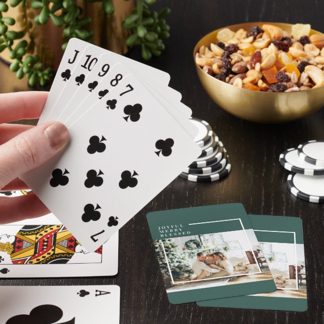 Jeu De Cartes Photo de famille moderne | Joyeux Joyeux Joyeux Bé (In Situ)