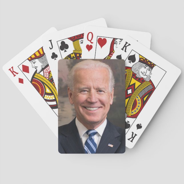 Jeu De Cartes Photo de Joe Biden Portrait (dos)