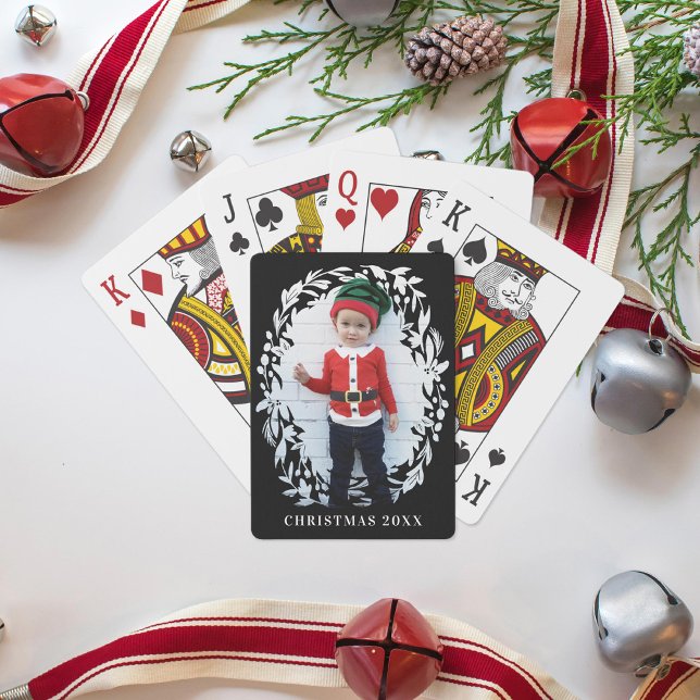Jeu De Cartes Photo de jour férié Wreath (Créateur téléchargé)