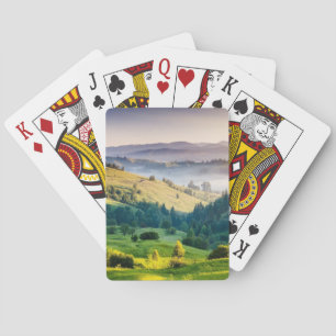 Jeu De Cartes Photo de paysage naturel des collines ondoyantes