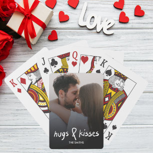 Jeu De Cartes Photo et nom personnalisés de la Saint-Valentin