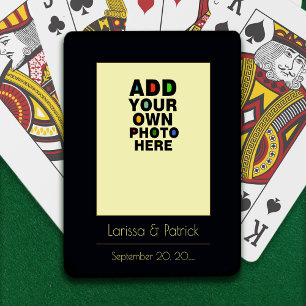 Jeu De Cartes Photo Keepsaké et Mariage Date personnalisée