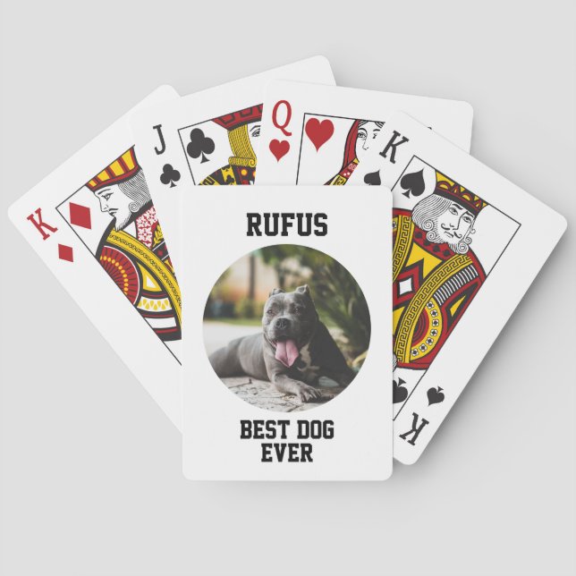 Jeu De Cartes Photo personnalisée (dos)