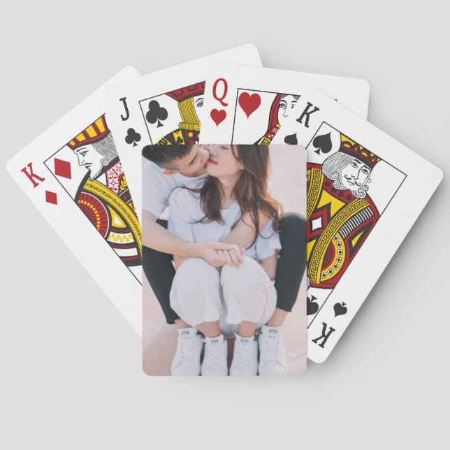 Jeu De Cartes Photo personnalisée (dos)