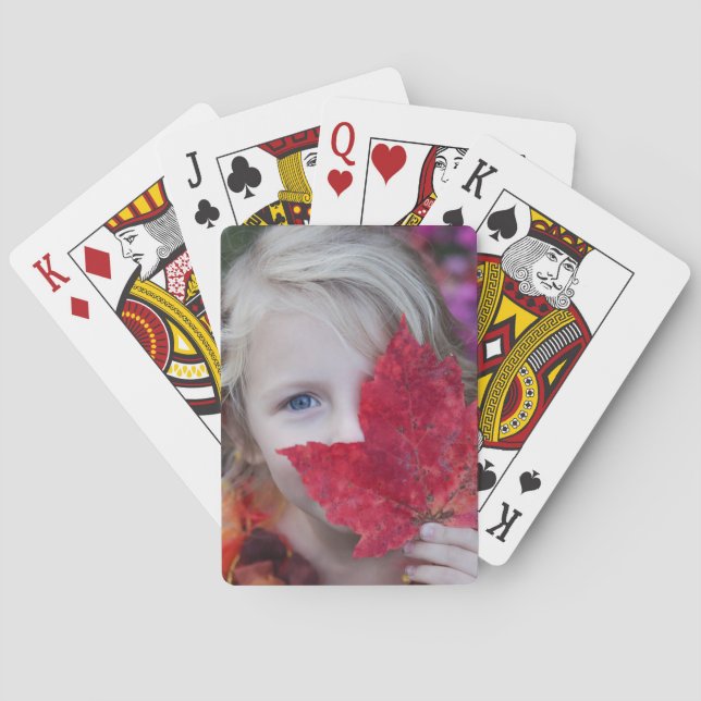 Jeu De Cartes Photo personnalisée (dos)