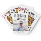 Photo personnalisée encourage à 40 ans gardien d'a