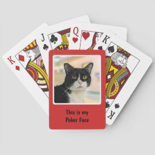 Jeu De Cartes Photo personnelle Cadre de fenêtre rouge
