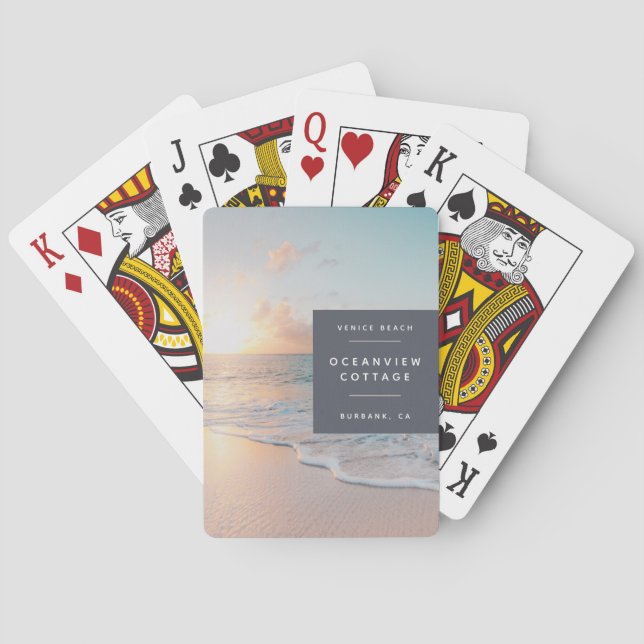 Jeu De Cartes Photo vacances de Beach House (dos)