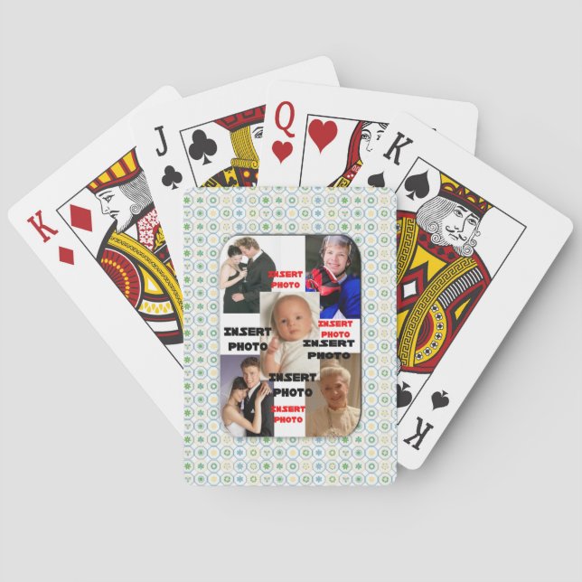 Jeu De Cartes Photographie customisée Lecture de Cartes (dos)