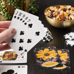 Jeu De Cartes Photographie de marguerite africaine Flash de prin