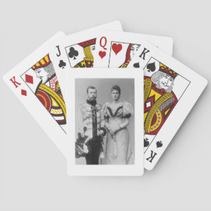 Jeu De Cartes Photographie de portrait de tsar Nicholas II