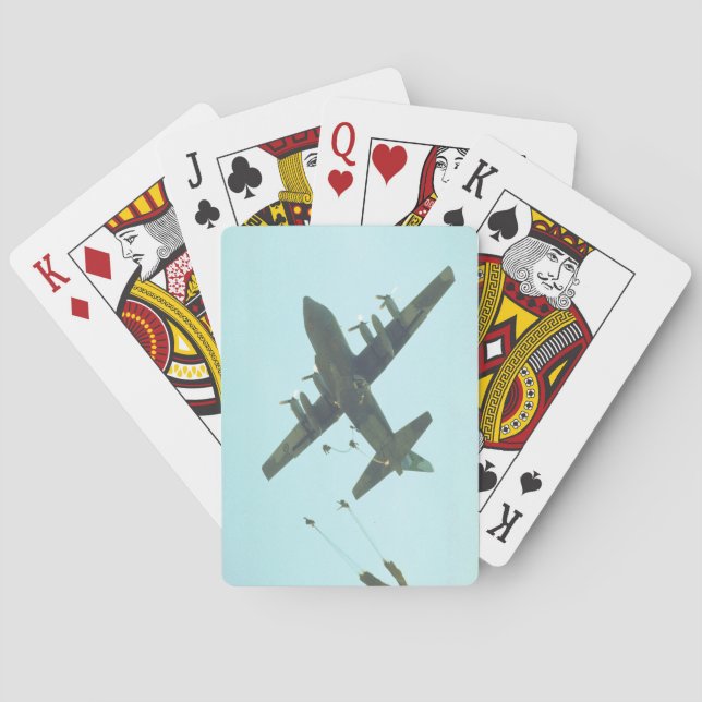 Jeu De Cartes Photographie II de Lockheed CC-130E (dos)