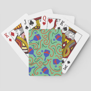 Jeu De Cartes Pickleball avec serviette en boîte