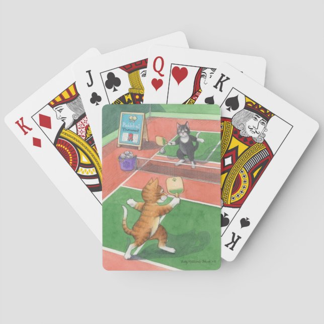 Jeu De Cartes Pickleball Cats Jouer aux cartes (dos)
