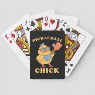Jeu De Cartes Pickleball Chick - rétro
