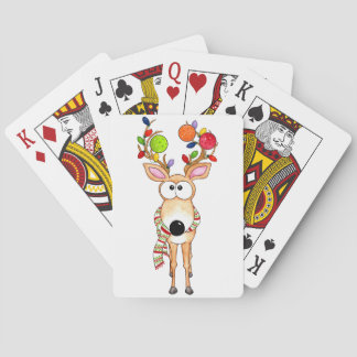 Jeu De Cartes Pickleball Christmas Reindeer
