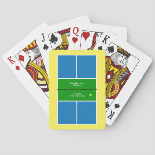 Jeu De Cartes Pickleball Court Jouer Cartes