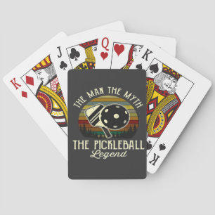 Jeu De Cartes Pickleball- L'Homme, Le Mythe, La Légende 
