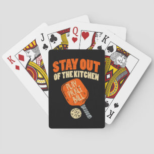 Jeu De Cartes Pickleball - Restez Hors De La Cuisine