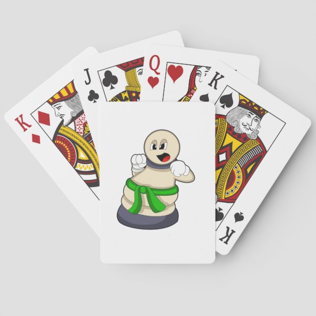 Jeu De Cartes Pièce d'échecs Patrouille aux échecs (dos)