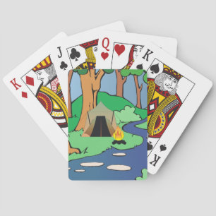Jeu De Cartes PIÈCE EN T dehors liée