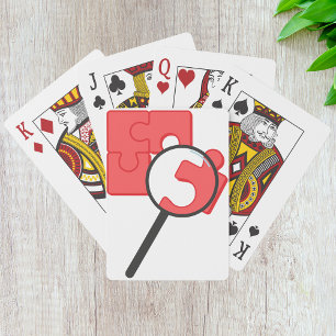 Jeu De Cartes Pièces de puzzle Jouer des cartes