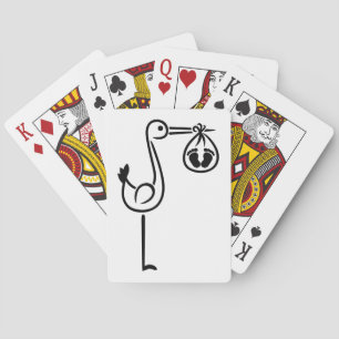 Jeu De Cartes Pieds bébé cigogne