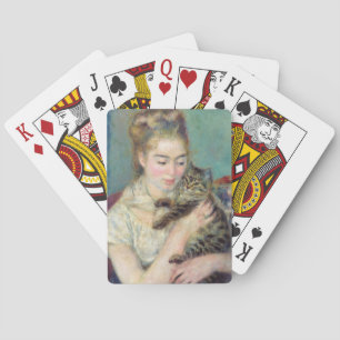 Jeu De Cartes Pierre-Auguste Renoir - Femme avec chat