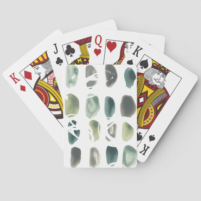 Jeu De Cartes Pierre de rune - Vert (dos)