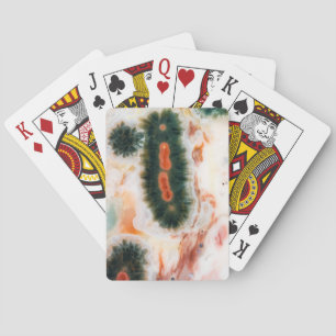 Jeu De Cartes Pierre d'Ocean Jasper trouvée à Madagascar