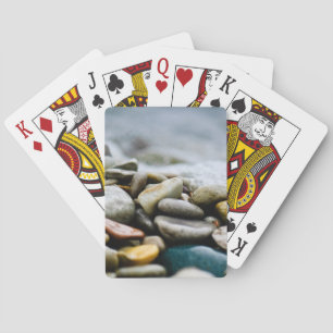 Jeu De Cartes Pierres colorées de la plage des Grands Lacs