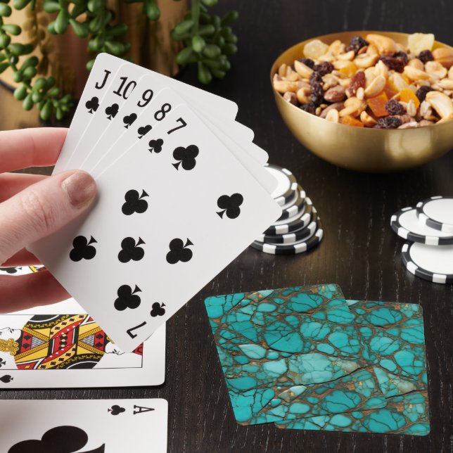 Jeu De Cartes Pierres turquoise (In Situ)
