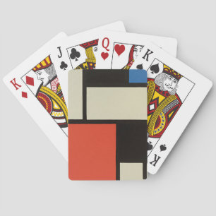 Jeu De Cartes Piet Mondrian Composition Peinture Abstraite