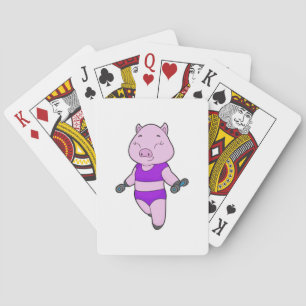 Jeu De Cartes Pig Fitness Dumbbell