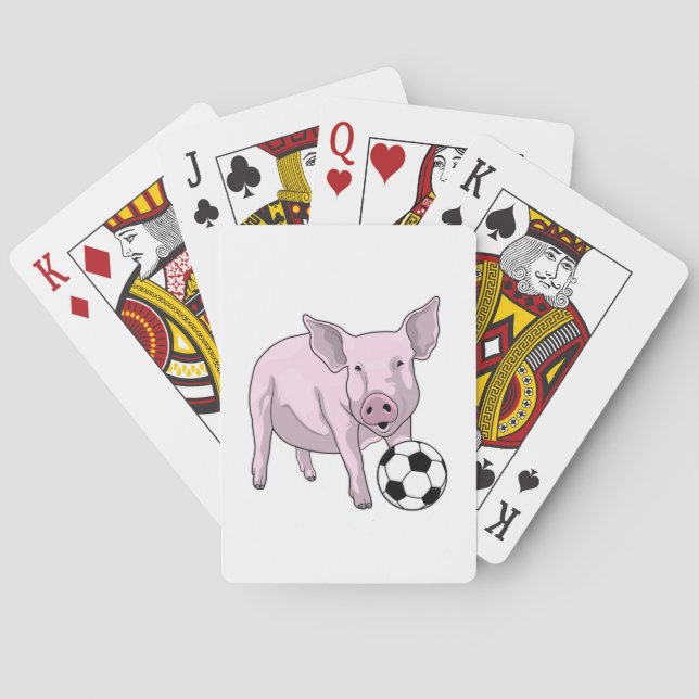 Jeu De Cartes Pig Soccer joueur Soccer (dos)