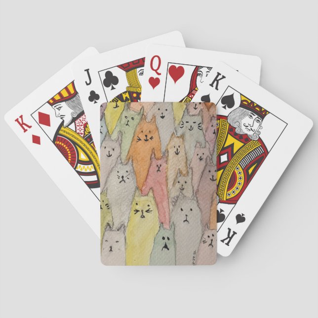 Jeu De Cartes Pile de chats (dos)