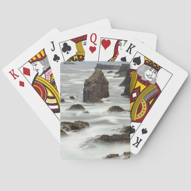 Jeu De Cartes Pile de mer et de mer, Shetland (dos)