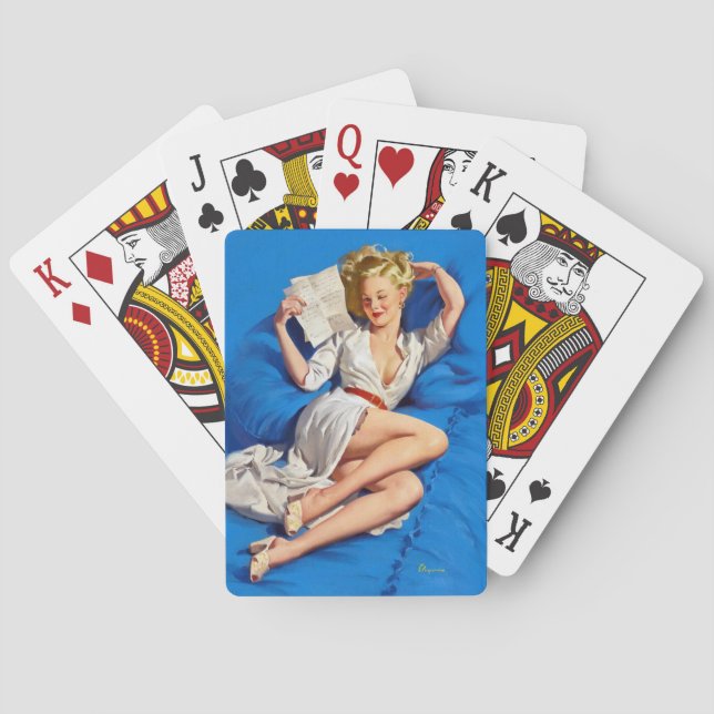 Jeu De Cartes Pin de lettre d'amour (dos)