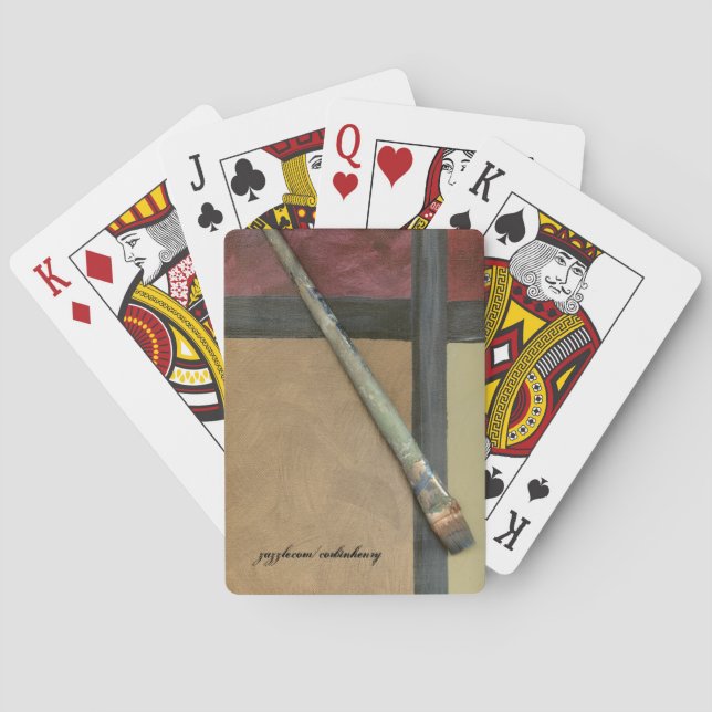 Jeu De Cartes Pinceau artiste (dos)