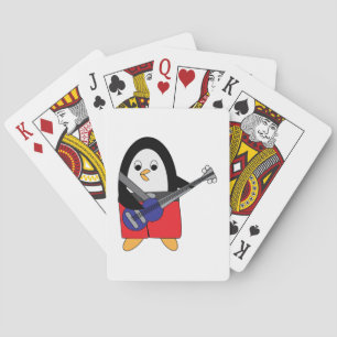 Jeu De Cartes Pingouin Jouer de la basse guitare