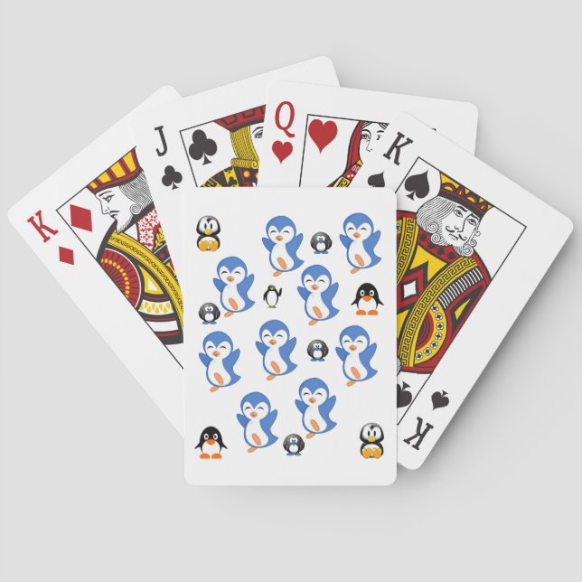 Jeu De Cartes Pingouin Lecture de Cartes Deck (dos)