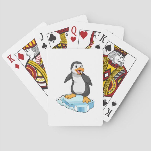 Jeu De Cartes Pingouin sur glace floc (dos)